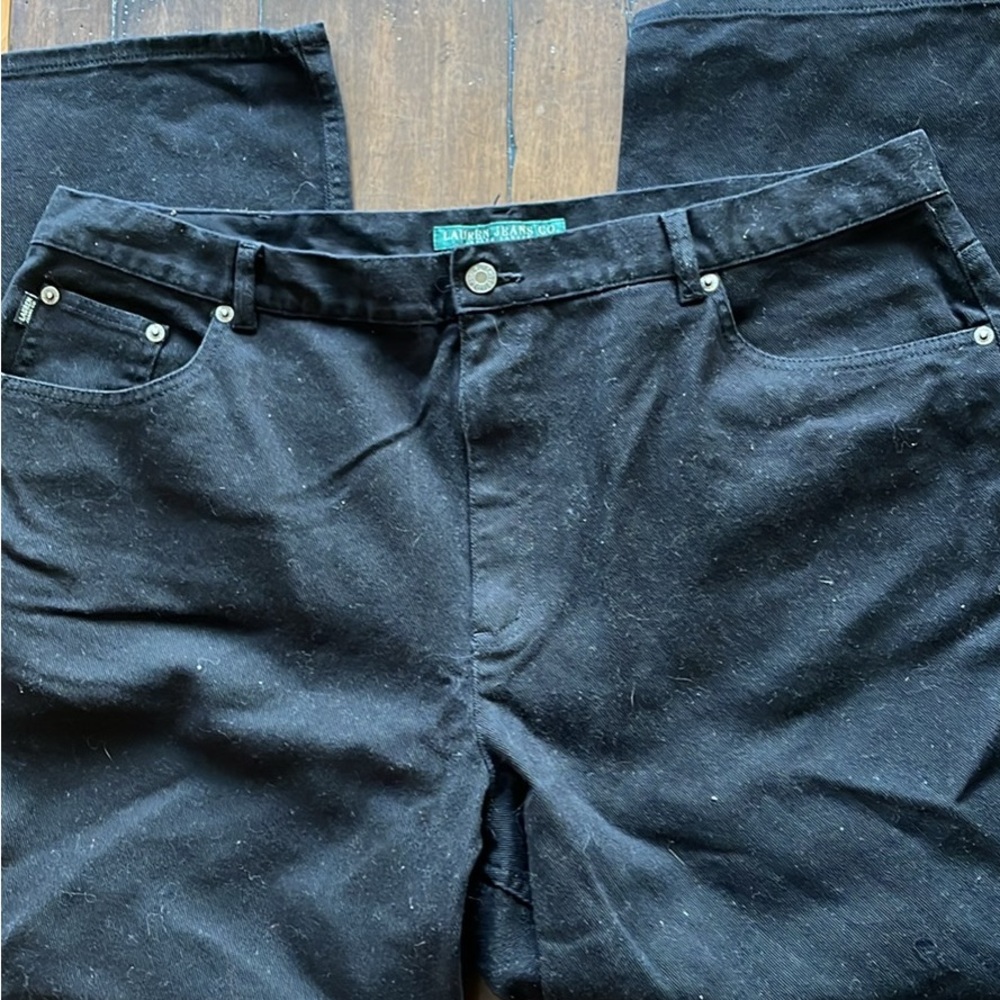 Ralph Lauren Jeans Co. Black Denim Pants - Picture 3 of 5